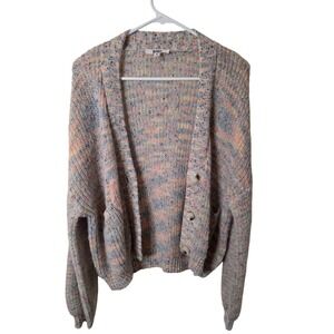 BB Dakota Steve Madden Cardigan Sweater Knit‎ Multicolor Small S